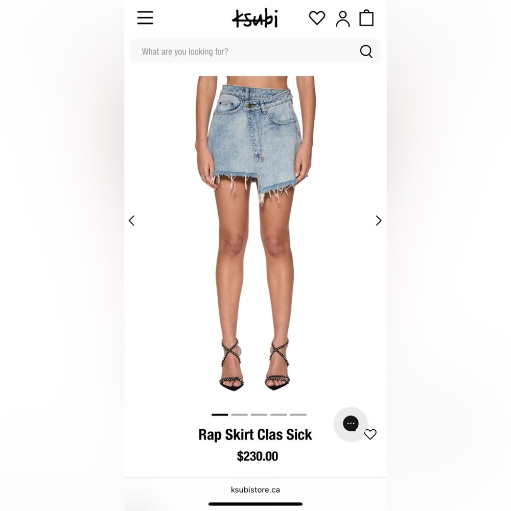 Ksubi Rap Skirt size 27